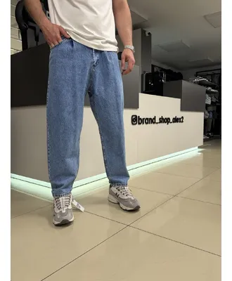 Джинси baggy блакитні