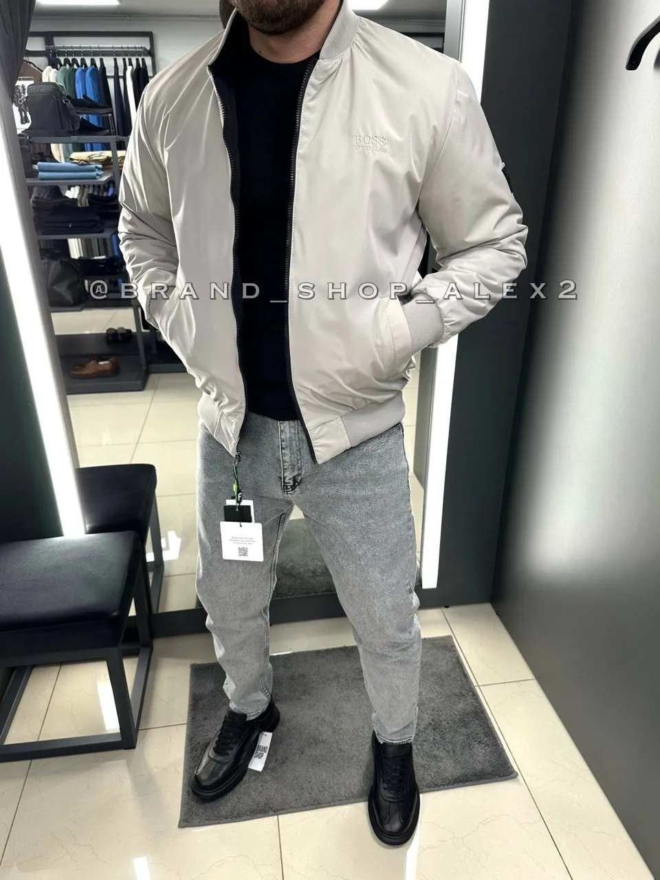 Куртка Hugo Boss чорний Текстиль 5705 XXL(р)  - фото 1