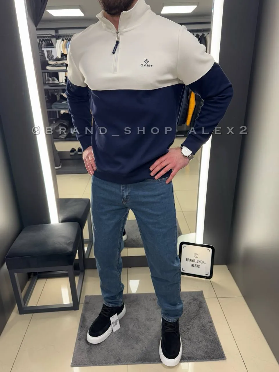 Стильний світшот Gant  - фото 1