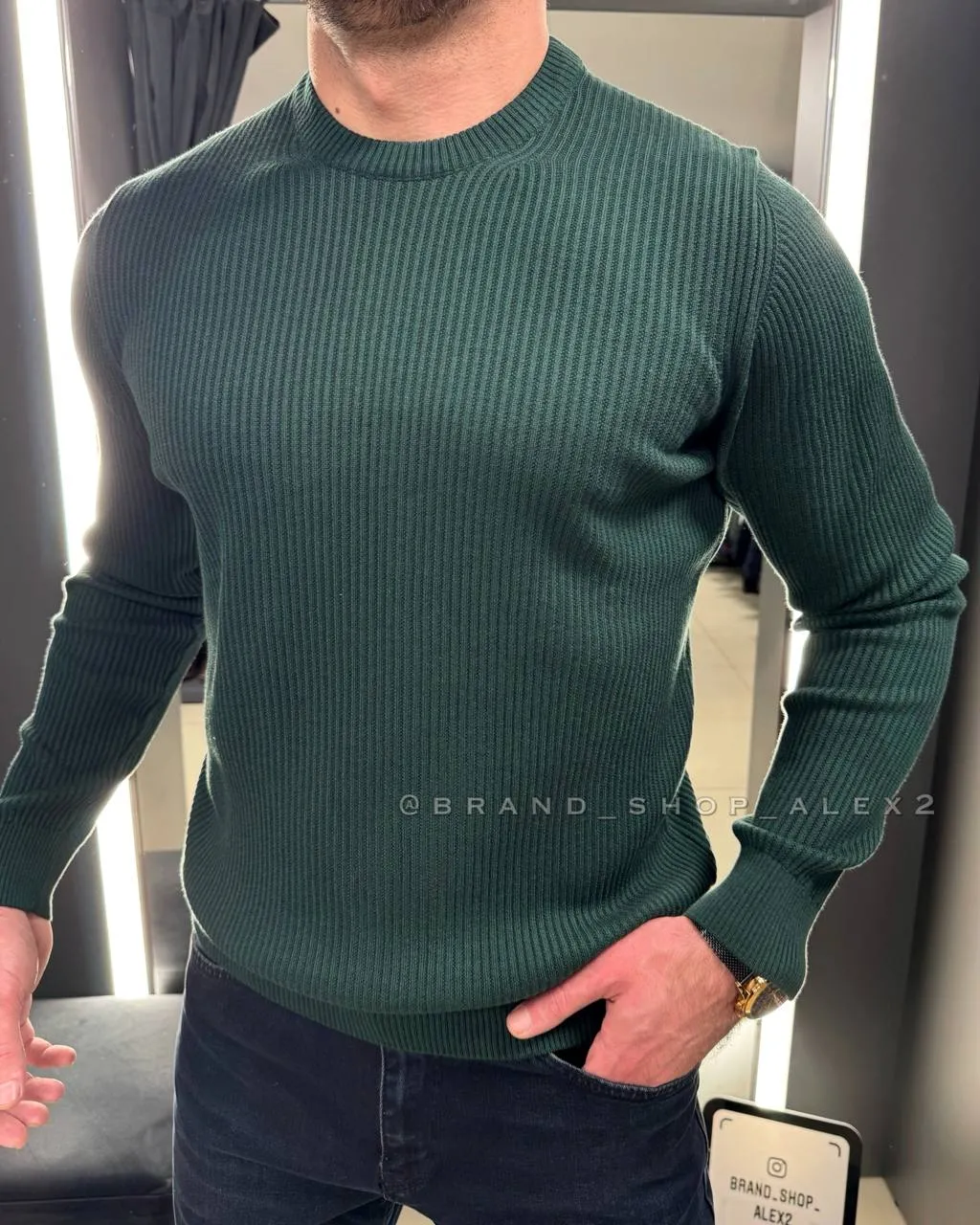 Светр Paul Skark зелений 