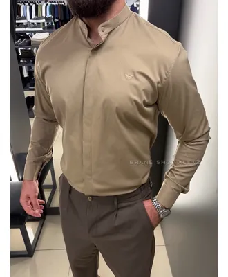 Чоловіча сорочка класична Armani стійка