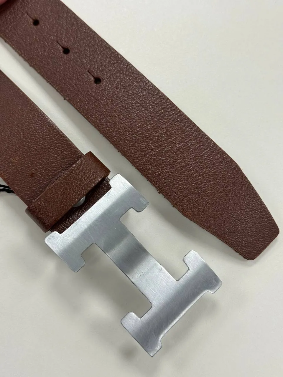 Коричневий ремінь Hermes 