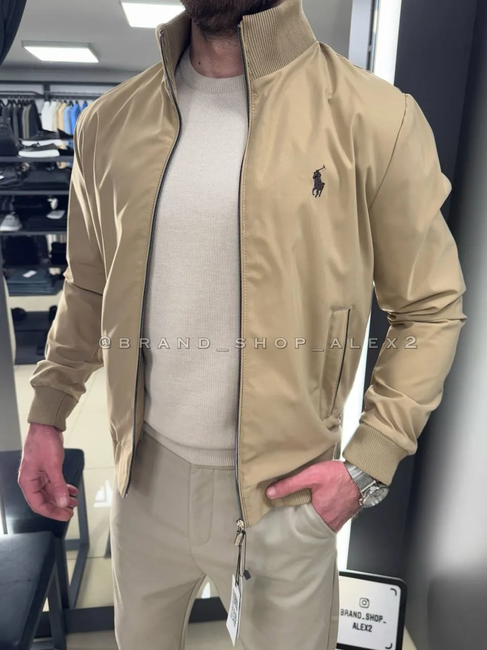 Куртка Polo бежева 