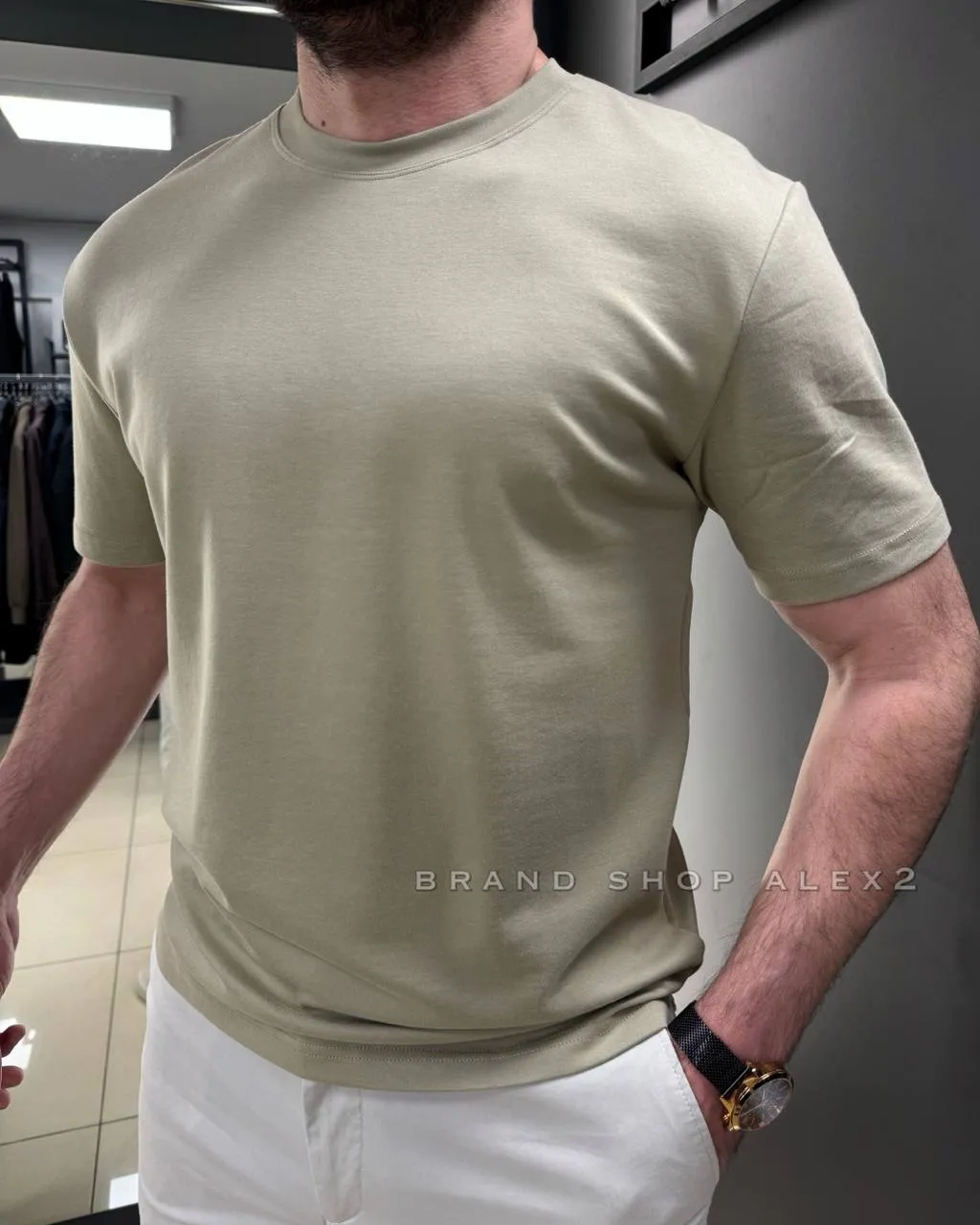 Футболка бежева oversize 