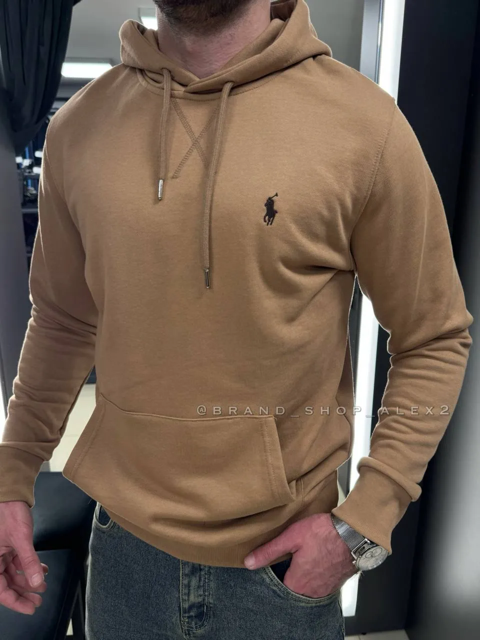 Руда худі Polo 