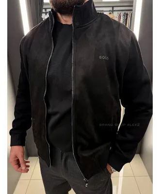 Чорна куртка чоловіча Hugo Boss