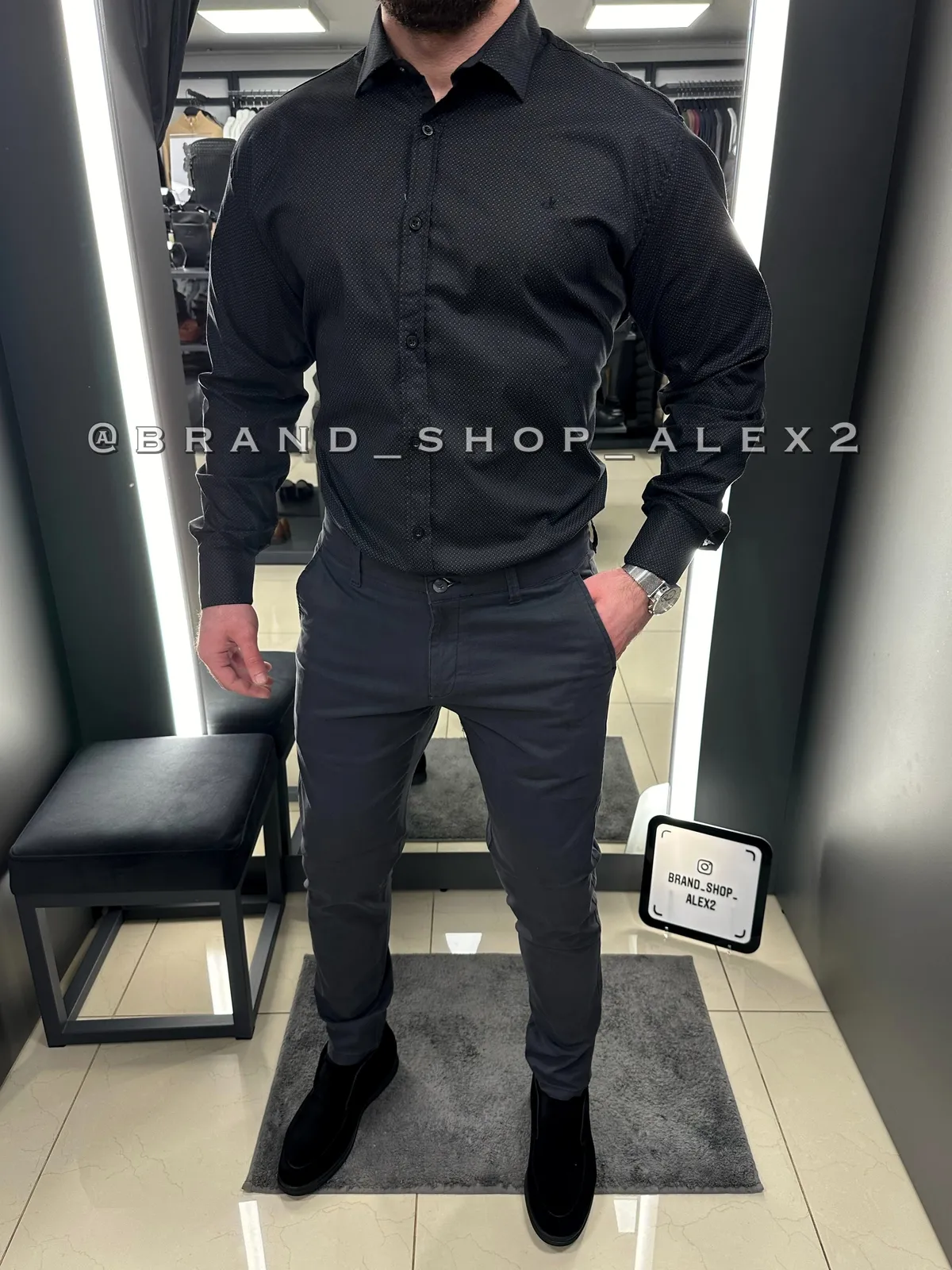 Чорна сорочка Calvin Klein 