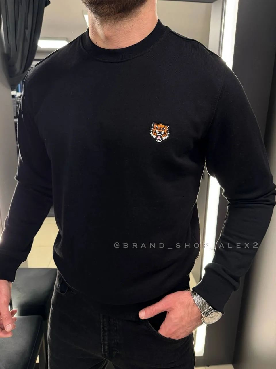 Чорний світшот Kenzo 