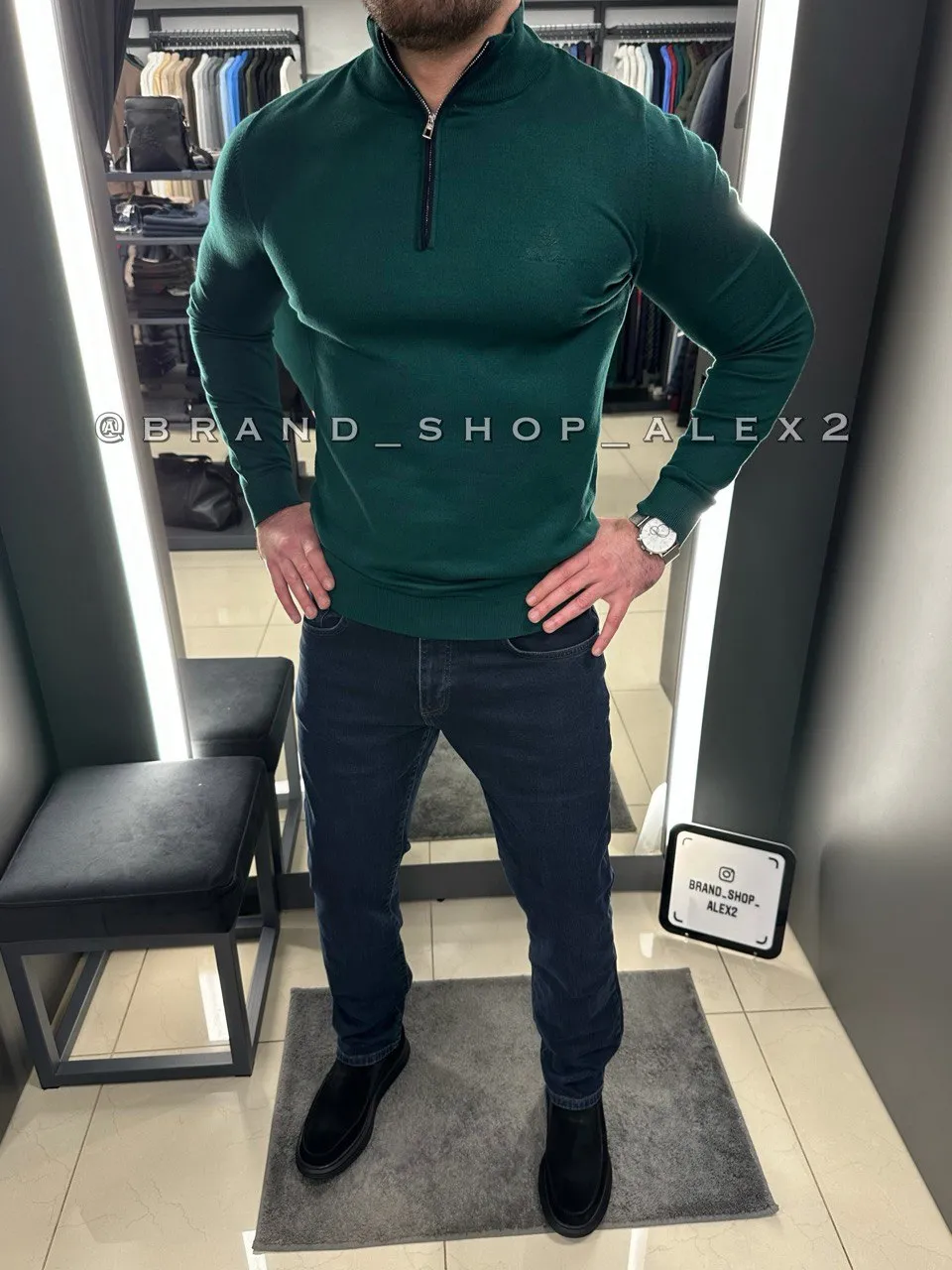 Зелений джемпер Loro Piana 