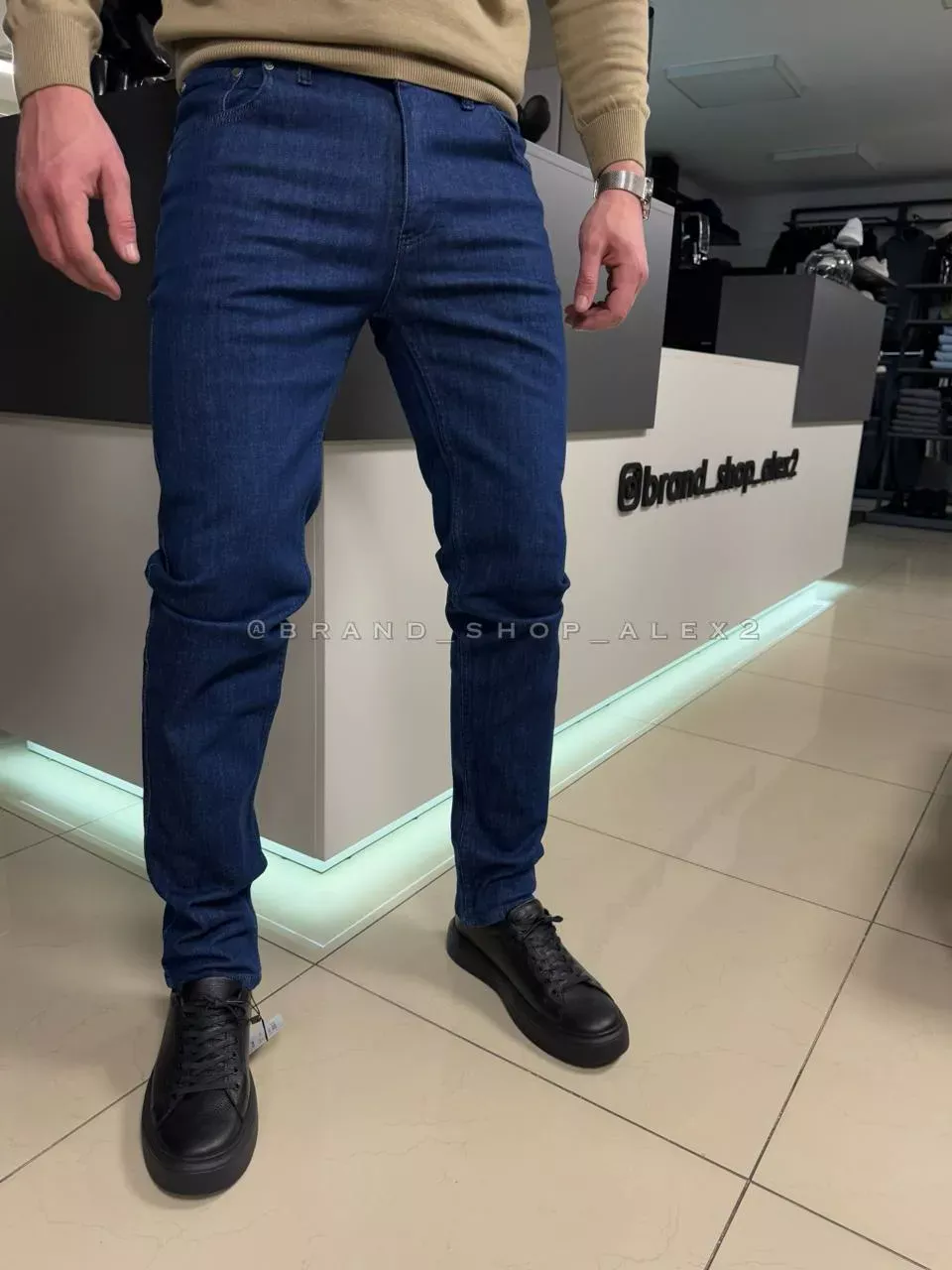 Сині джинси Versace 