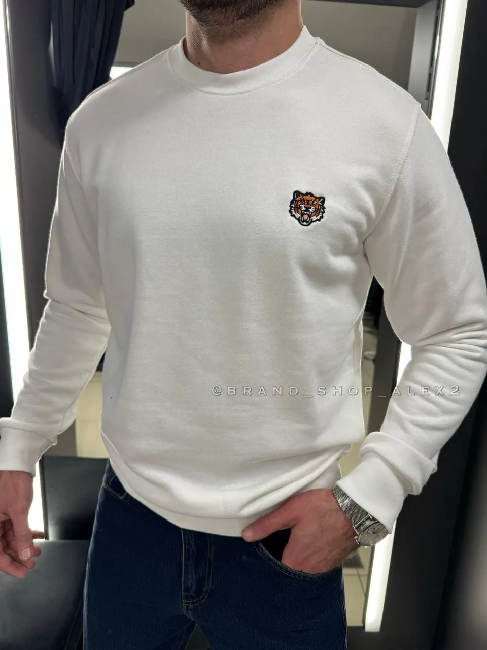 Білий світшот Kenzo 