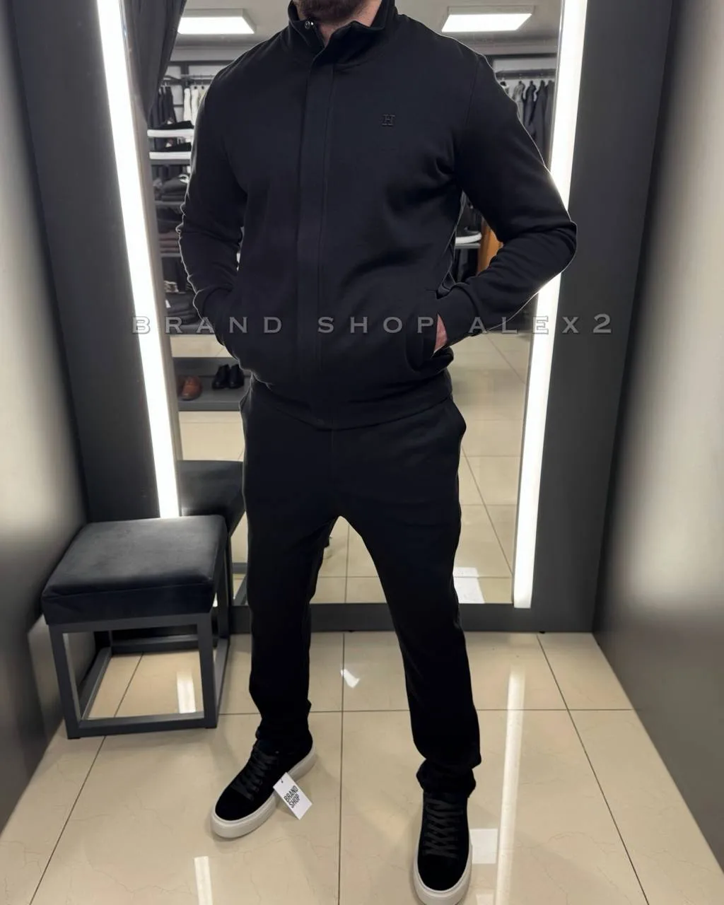Костюм чорний Hermes 