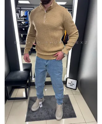 Рудий джемпер на блискавці