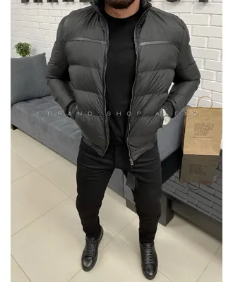 Чорна зимова куртка Billionaire