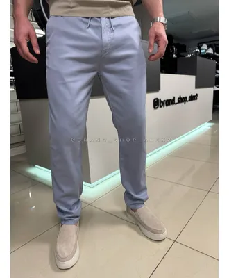 Блакитні casual штани