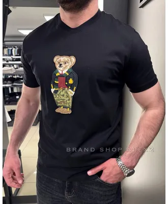 Чорна футболка Polo
